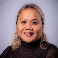 Interim Senior Vice President Sharleen Santos-Bamba