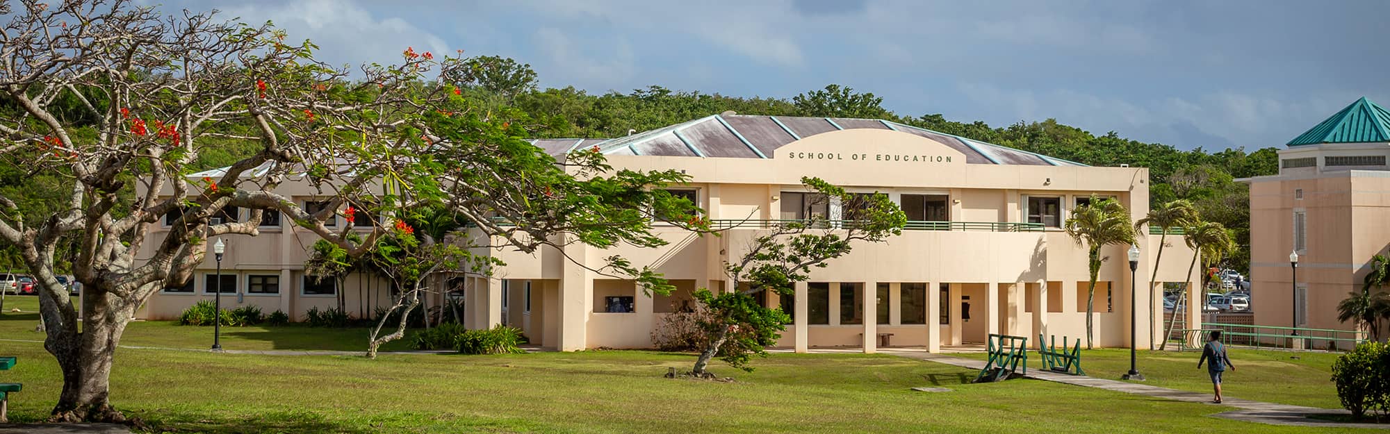 Photo of the UOG School of Education building
